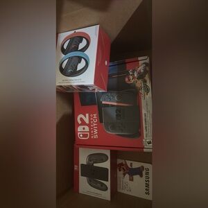 Nintendo Gray Console with Enhanced OLED Display